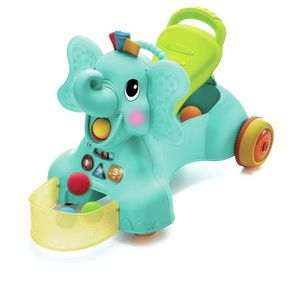Masinuta fara pedale pentru copii, B Kids, elefant 3 in 1 imagine