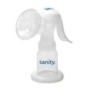Pompa de san Sanity Easy Comfort, cu clapeta, biberon si tetina BPA free imagine