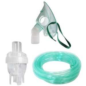 Kit accesorii pentru aparatele de nebulizare cu compresor RedLine NB-6, cu furtun 6 m, masca medie rotativa, recomandat pentru copii mici imagine