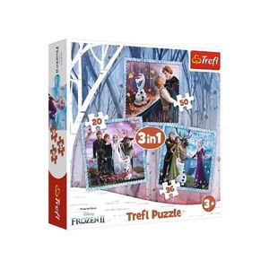 Puzzle 3 in 1. Frozen 2: Regatul de gheata imagine