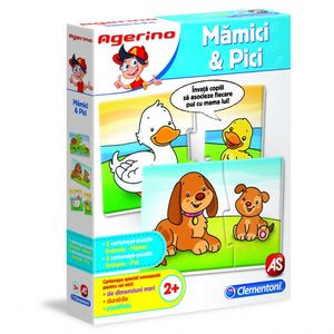 Puzzle educativ - Agerino - Pici si mamici | Clementoni imagine