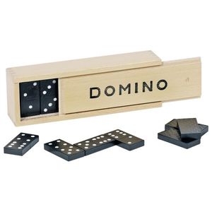 Joc - Domino game in wooden box | Goki imagine