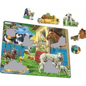 Puzzle - Animale de la ferma | Larsen imagine