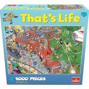 Puzzle 1000 piese - That's Life - Fire Station | Goliath imagine