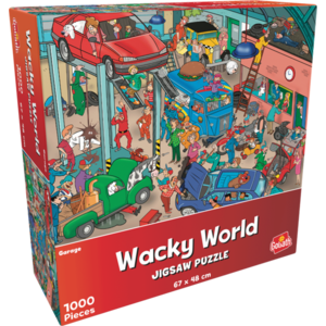 Puzzle 1000 piese - Wacky World - Garage | Goliath imagine