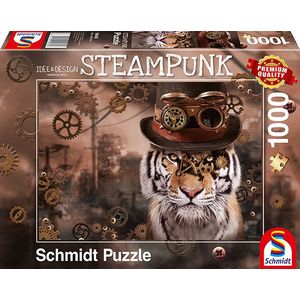 Puzzle 1000 de piese - Markus Binz - Steampunk Tiger | Schmidt imagine