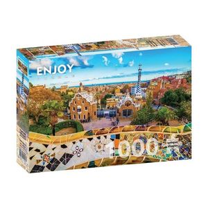 Puzzle 1000 piese - View from Park Guell - Barcelona | Enjoy imagine