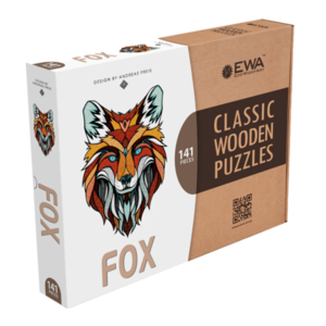 Puzzle din lemn - Fox, 141 piese | EWA imagine