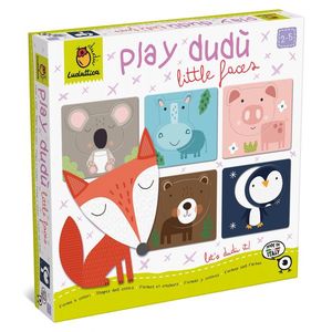 Puzzle educativ - Play Dudu: Little Faces-Shapes and colors | Ludattica imagine