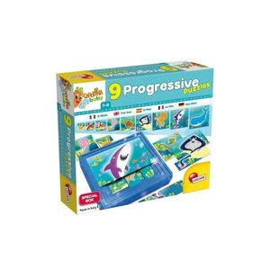 Puzzle educativ - 9 Progressive Puzzles - Animalute marine | Lisciani imagine