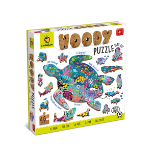 Puzzle din lemn - Woody Puzzle - The Sea | Ludattica imagine