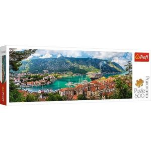 Puzzle 500. Panorama orasului Kotor, Muntenegru imagine