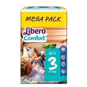 Scutece pentru Bebelusi - Libero Comfort Mega Pack, marime 3 (5-9 kg), 86 buc imagine