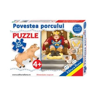 Puzzle educational - Povestea porcului | diana imagine