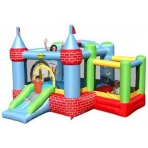 Happy Hop - Spatiu de joaca gonflabil pentru sarit - Castel cu loc de joaca cu bile imagine