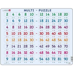 Puzzle 80 piese - Maxi - Learning Multiply | Larsen imagine