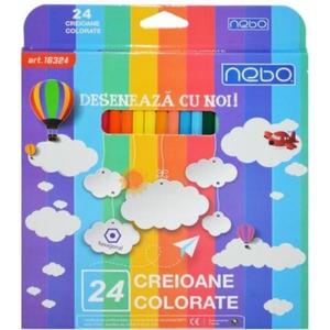 Creioane colorate 24 culori, 7Toys imagine