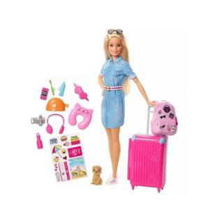 Travel Doll Set with Puppy imagine