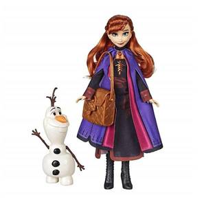 Frozen II Storytelling Anna Fashion Doll with Olaf imagine