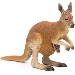 Figurina - Kangaroo with Joey | Papo imagine