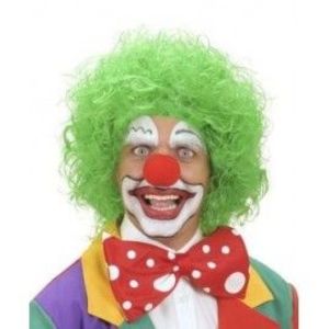 Peruca clown verde imagine