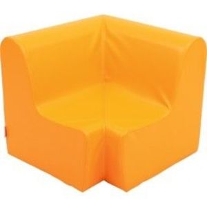 Canapea pentru colt - spuma - marimea 1 - portocalie imagine
