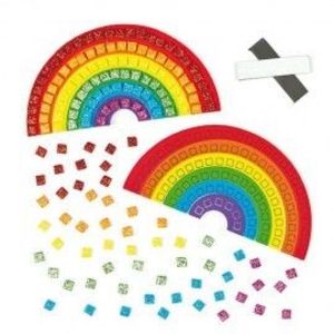 Set creatie Mozaic magnetic Curcubeu - Baker Ross imagine