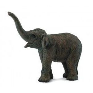Figurina pui de Elefant asiatic S Collecta imagine