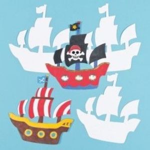 Corabie de pirati de decorat - Baker Ross imagine