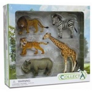 Set 5 figurine safari Collecta imagine
