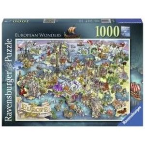 Puzzle minunile europei 1000 piese imagine