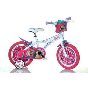 Bicicleta fete 6-8 ani, Barbie, 16 inch, Dino Bikes 616GBA imagine