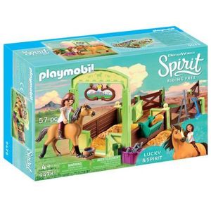 Spatiu ingrijire cai - lucky si spirit PM9478 Playmobil Spirit imagine