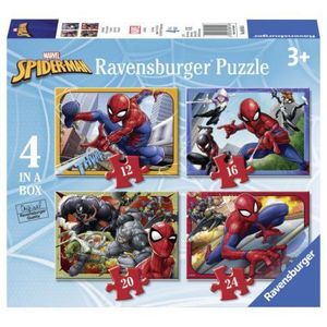 Puzzle spiderman, 12 16 20 24 piese imagine