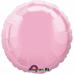 Balon folie roz cerc imagine