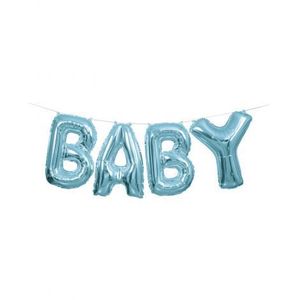 Baloane ghirlanda baby albastru - marimea 128 cm imagine