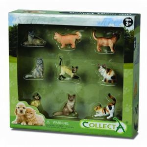 Set 9 figurine Catei si Pisici Collecta imagine