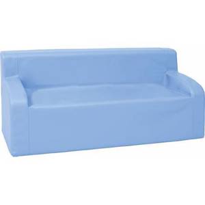Canapea cu brate din spuma albastra imagine
