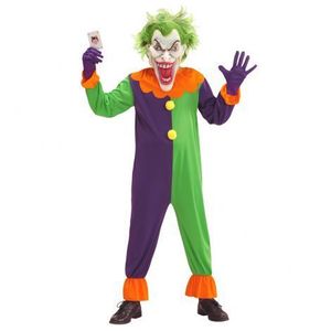 Costum copil joker diabolic imagine