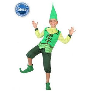 Costum elf verde baieti - marimea 128 cm imagine