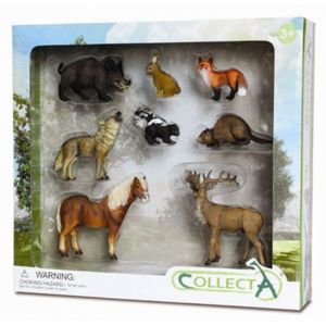 Set 8 Figurine Animale din Padure imagine