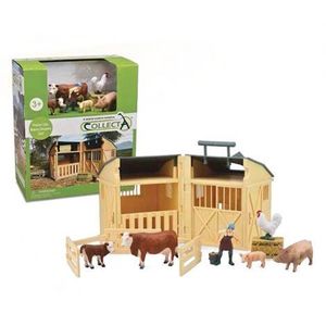 Set de Joaca Hambar cu figurine fermier si animale - Collecta imagine