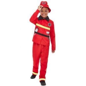 Costum pompier 3-4 ani - marimea 140 cm imagine