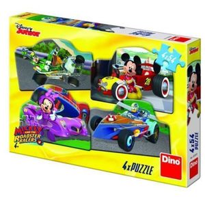 Puzzle 4 in 1, Mickey Mouse imagine