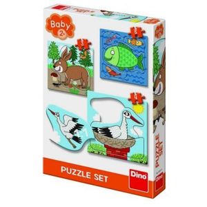 Baby puzzle - unde locuiesc animalele? imagine