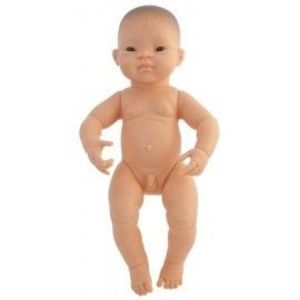 Bebelus nou nascut asiatic baiat 40 cm imagine