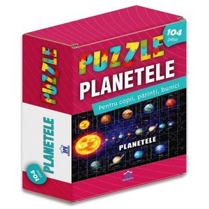 Puzzle 104 piese - Planetele | Didactica Publishing House imagine