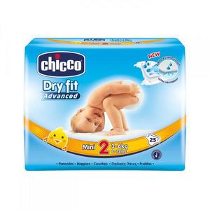 Scutece Chicco Dry Fit Advanced Mini, nr.2, 3-6kg, 25buc imagine