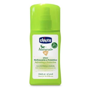 Spray revigorant Chicco pentru protectie naturala, ulei melissa si andiroba, 100ml, 2luni+ imagine