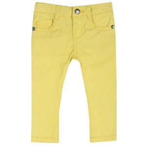 Pantalon lung copii Chicco, galben, 08138 imagine